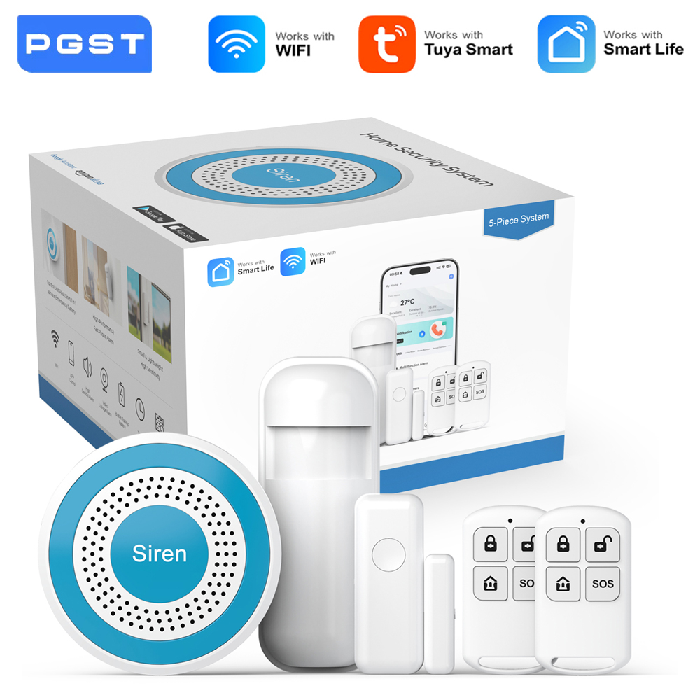 PGST WiFi Smart Life Alarm Sec - Diy Home Automation System 评论和价格