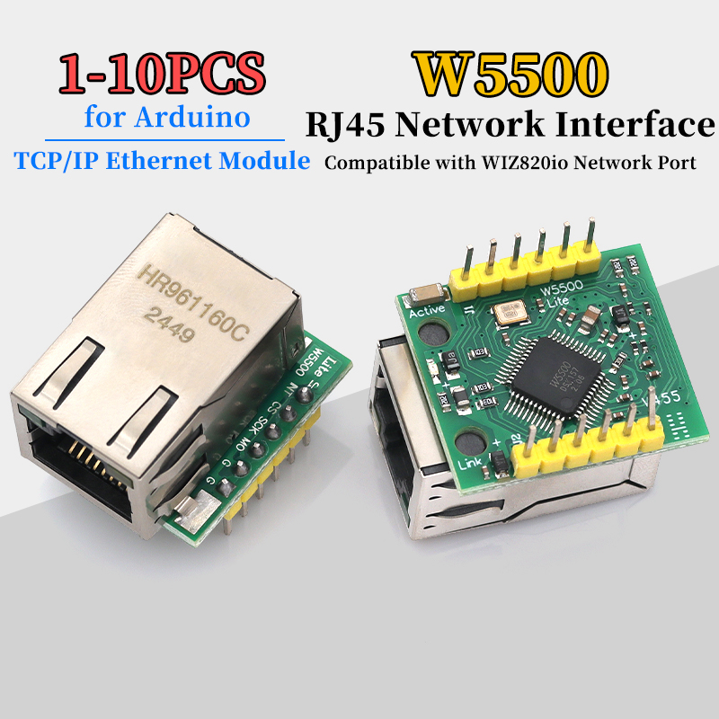 1/5/10Pcs W5500 Module TCP/IP  - Ethernet Module W5500 评论和价格