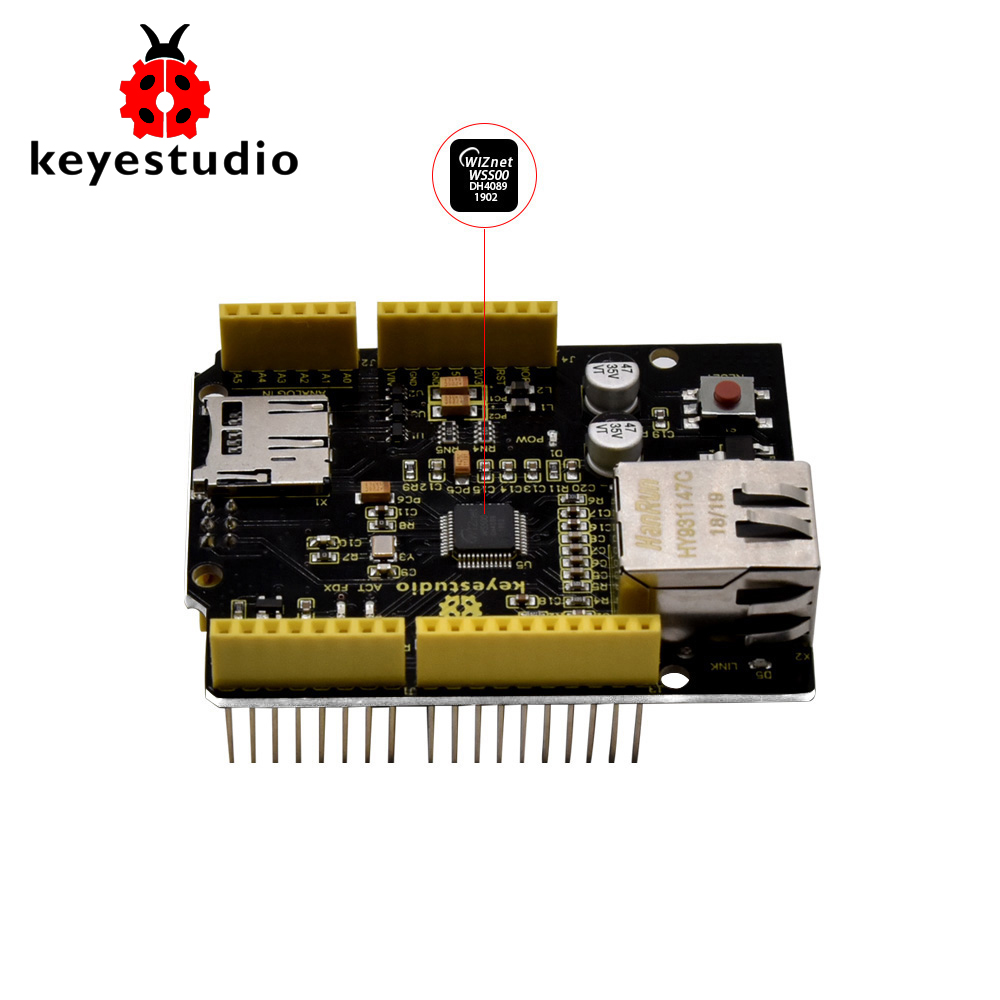 Keyestudio W5500 Ethernet Shie - Ethernet Module W5500 评论和价格