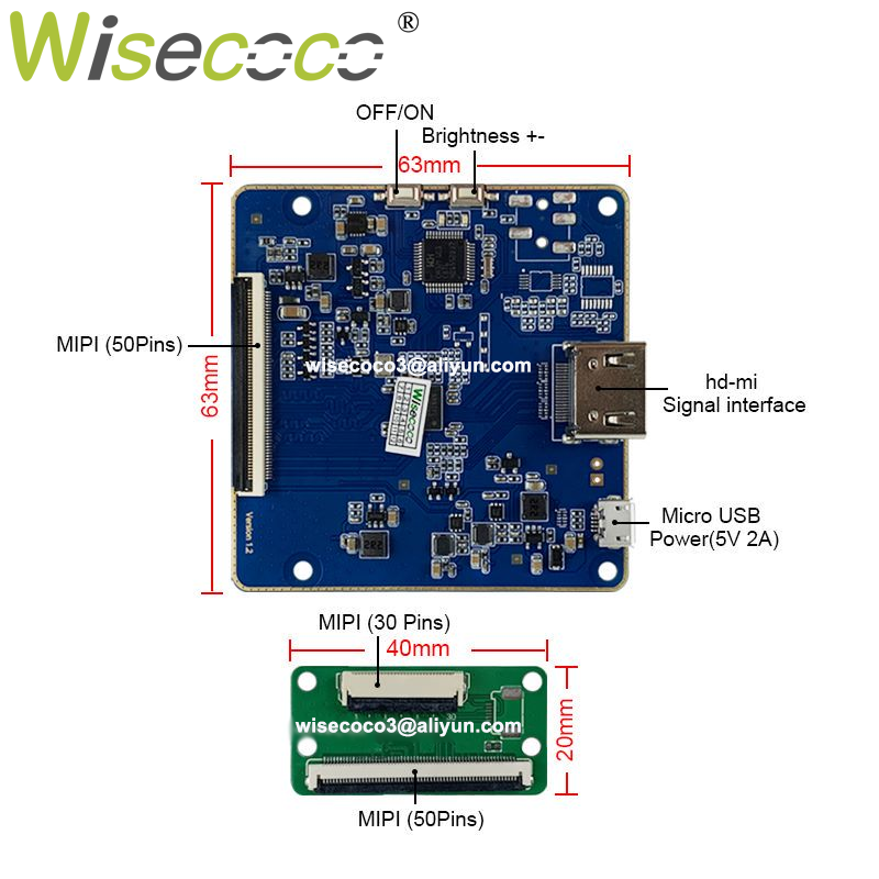Wisecoco 4 Inch 720x720 LCD Di - Home Automation Raspberry Pi 评论和价格