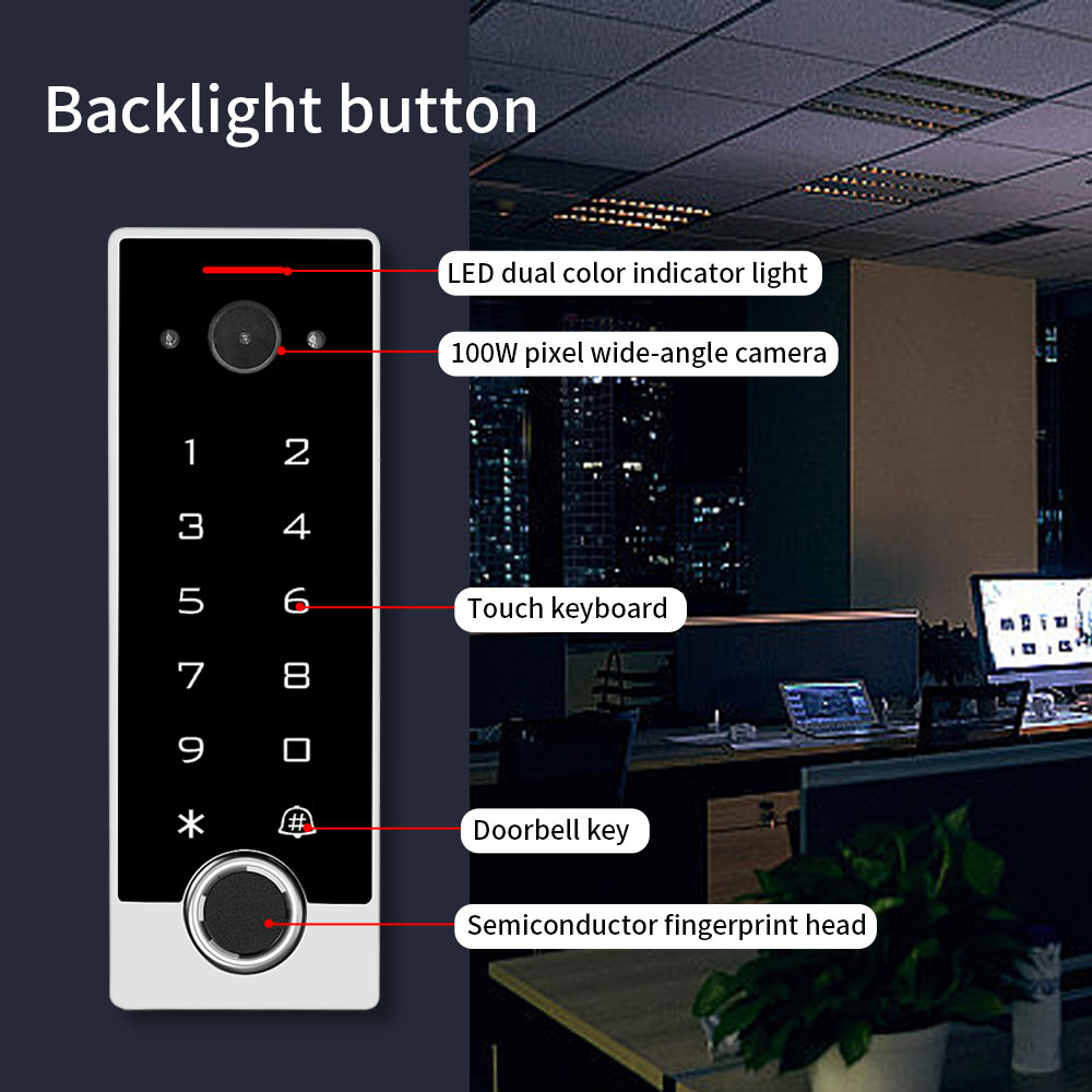Video Intercom WiFi Fingerprin - Smart Doorbell Wired 评论和价格